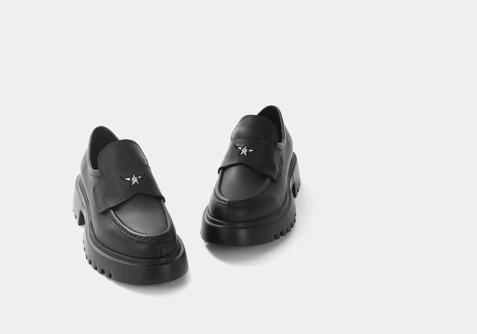 Mac Siyah Deri Ayakkabı