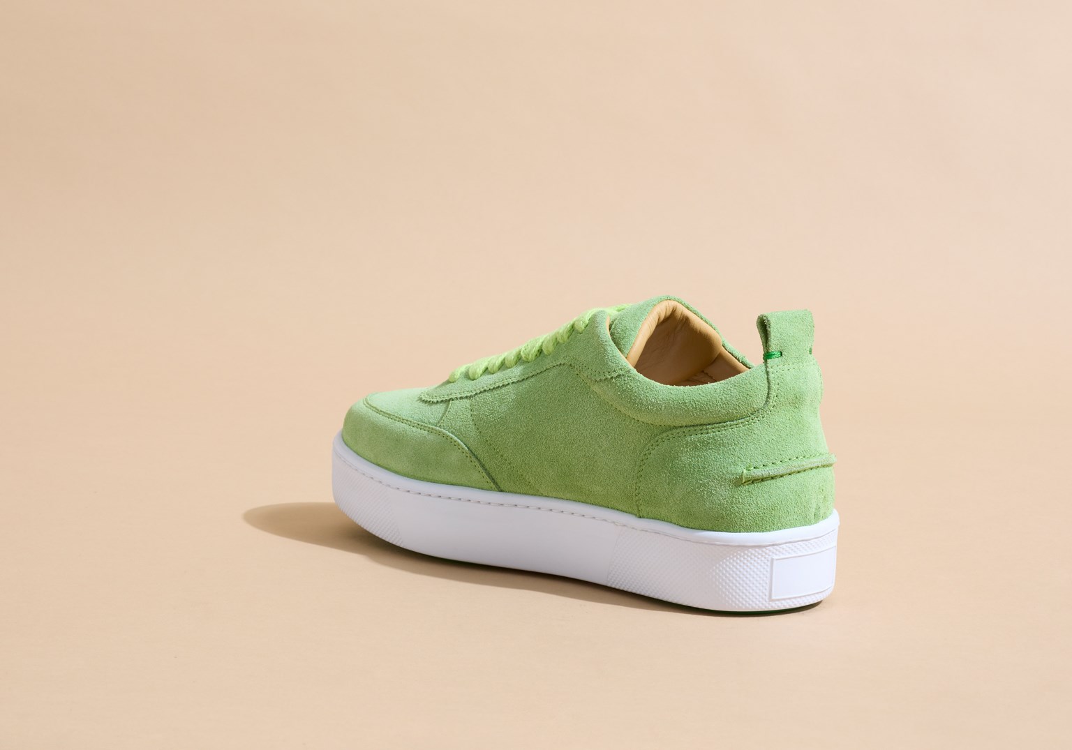 Star Yeşil Süet Sneakers